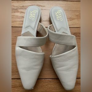 Franco sarto cream mules size 9